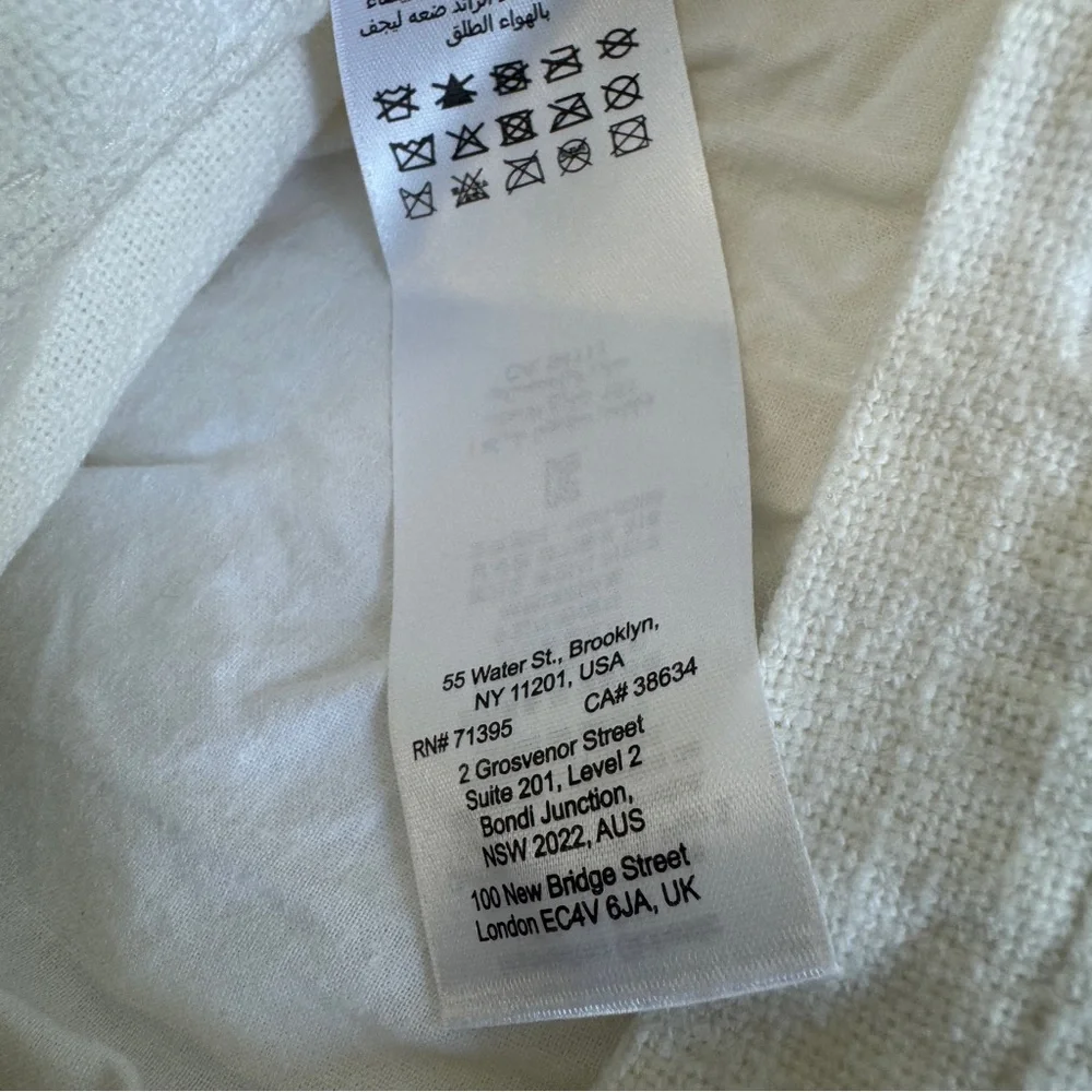West Elm Embroidered Floral Pillow Cover Cream White Ivory 18x18